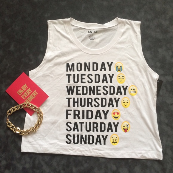 Tops - 🔴FINAL SALE🔴Emoji tank