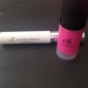 Elf mascara and HD blush