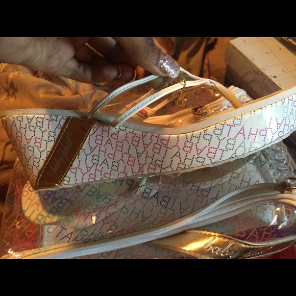 Baby Phat beach sandal with bag - Picture 1 of 3