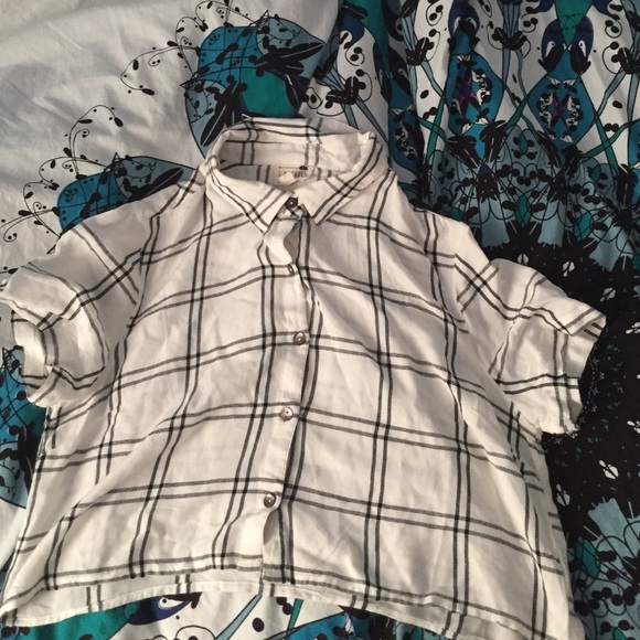 checkered button up shirt pacsun la hearts - Picture 1 of 4