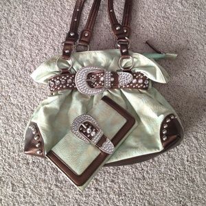 *Bundle* Boutique purse and wallet set.