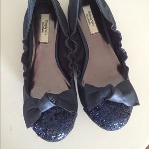 SimplyVera Navy Flats. Size 7