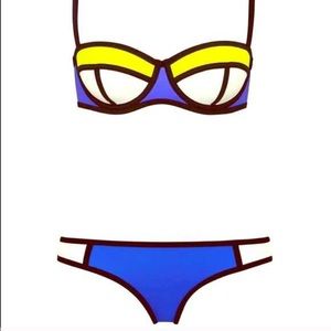 Triangl Poppy Blue Crush bathing suit
