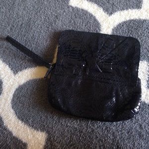 Urban Outfitters Bags - Black snakeskin clutch Urban Outfitters Bags - Black snakeskin clutch