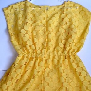 Yellow dot dress!