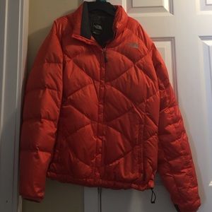 nice color jacket the north face....