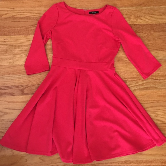 Stitchfix (41 Hawthorn) pink fit and flare dress