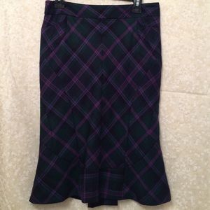 L.A.M.B. Plaid skirt