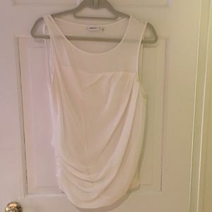 DKNY draped shirt