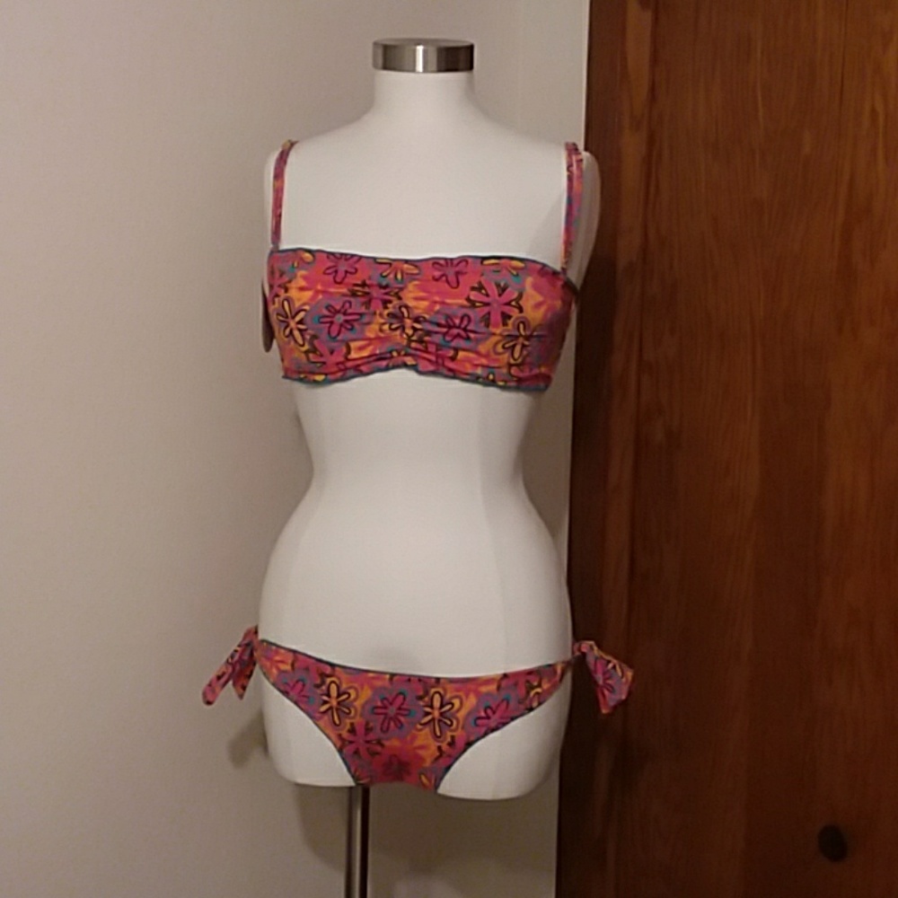NWT Orange, Pink, Blue and Purple Bikini