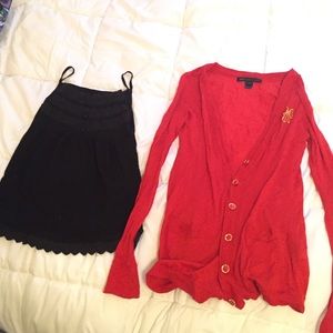 Red Marc by Marc Jacobs( bonus a black top)