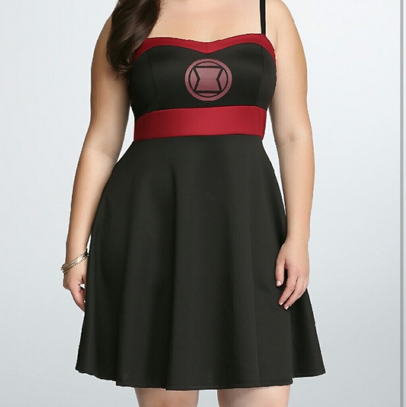 *Plus Size* Torrid Black Widow Dress