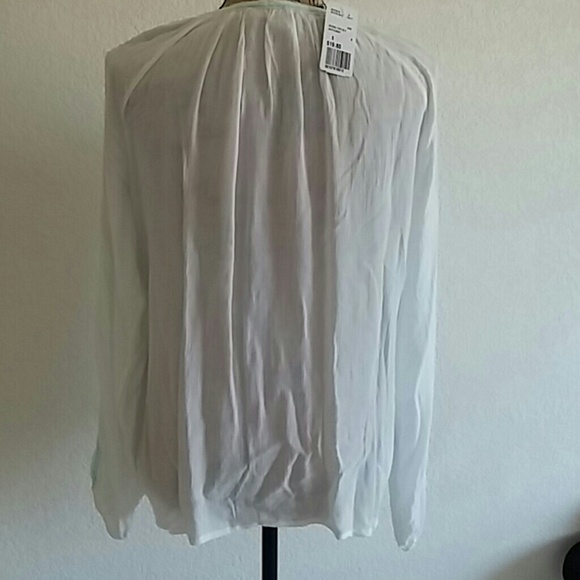 Forever 21 Tunic with Mint Sleeve Trim - Picture 3 of 4