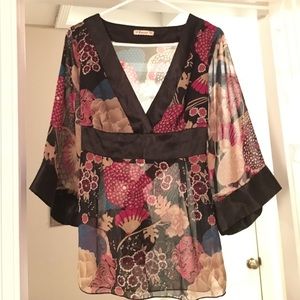 Forever 21 sheer kimono style top