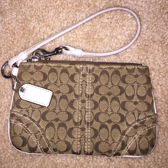 Coach Signature Wristlet