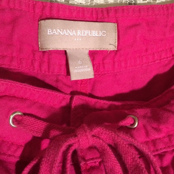 Bundle Hot pink linen blend shorts - Picture 2 of 4