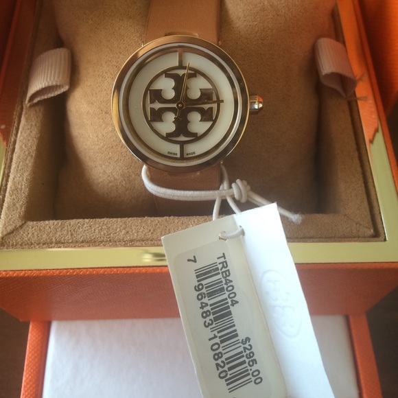 REVA WATCH, LUGGAGE LEATHER/GOLD-TONE, 28 MM