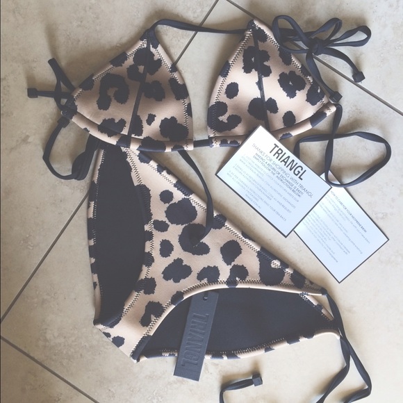 triangl swimwear Other - Leopard print Triangl bikini
