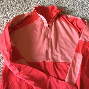 Nike Pro Half Zip Salmon