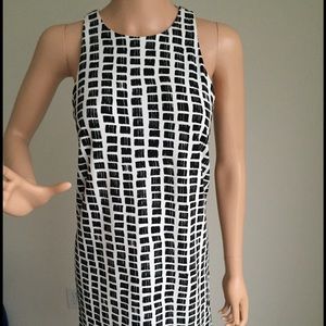 Ann Taylor Black and White Dress.