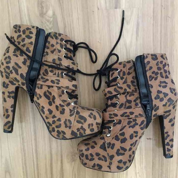 Cheetah Booties