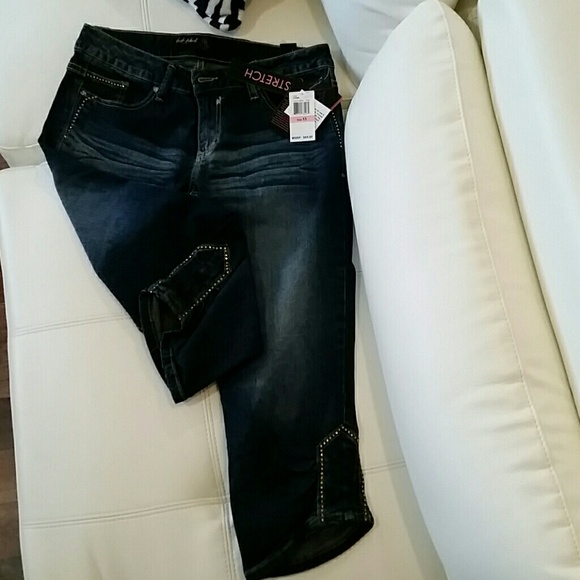 Denim Capri Pants