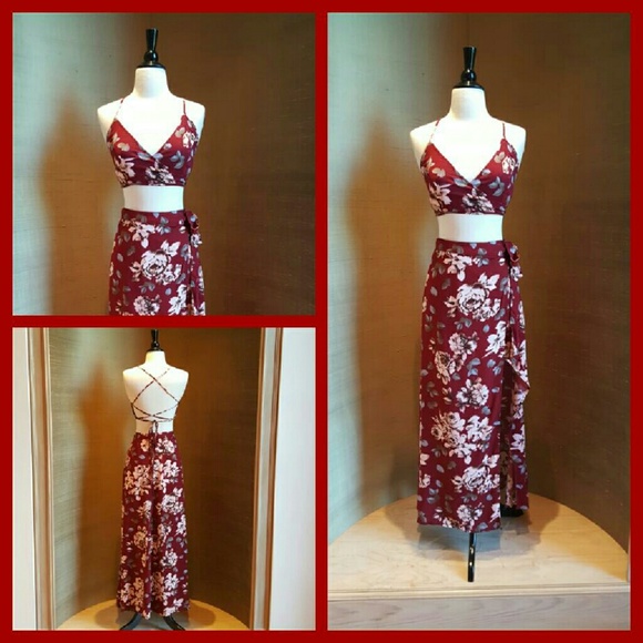 ๐ 2 X HOST PICK ๐ Tropical 2pc. Maxi Set - Picture 4 of 4