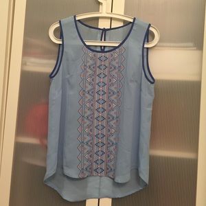 Powder blue blouse