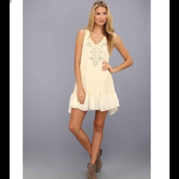 Free People slub knit tank dress. - Picture 1 of 4
