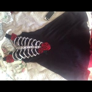 SOLDBlack a line dress