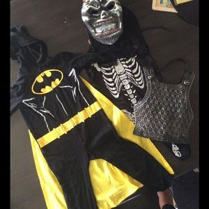 Baby Boy Batman Costume Bundle! Four Pieces.
