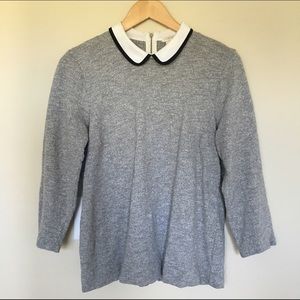 J Crew Top with Peter Pan Collar