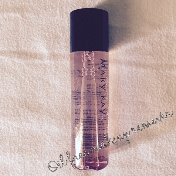 Oil free Mary Kay makeup remover.