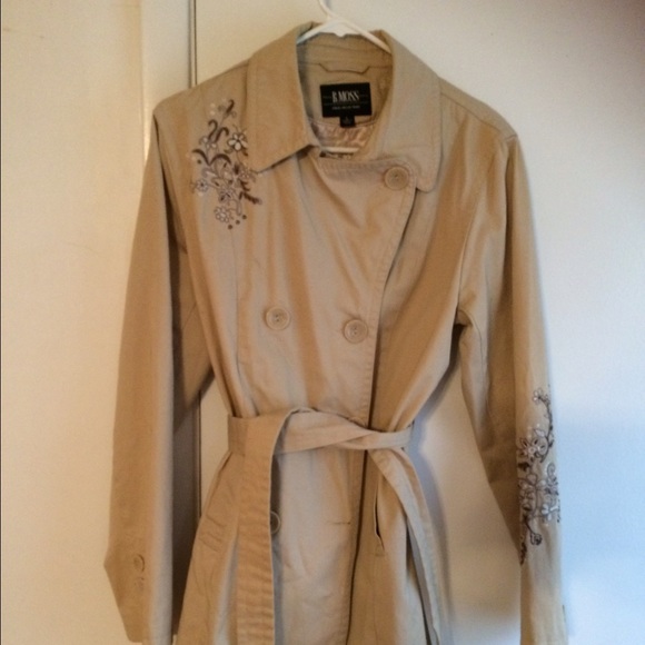 Beautiful embroidered trench coat