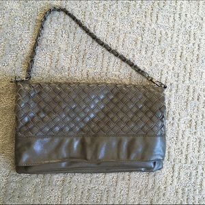 NWOT Forever faux leather foldover purse/clutch