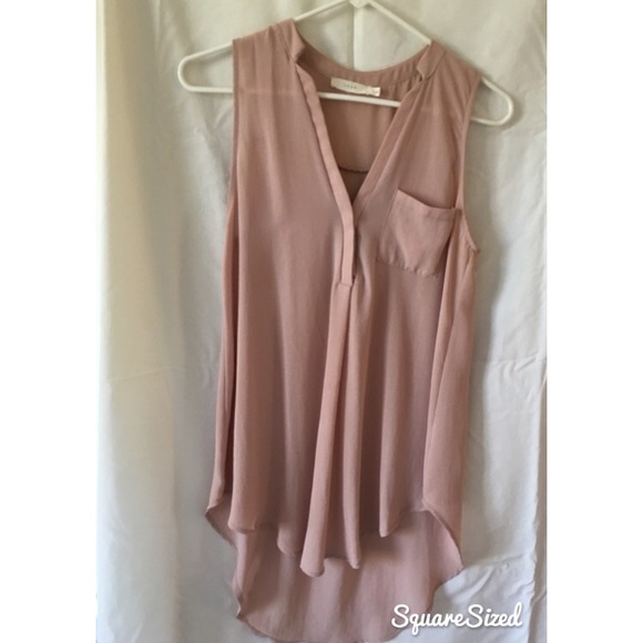 Blush, sheer Tank - Picture 1 of 2
