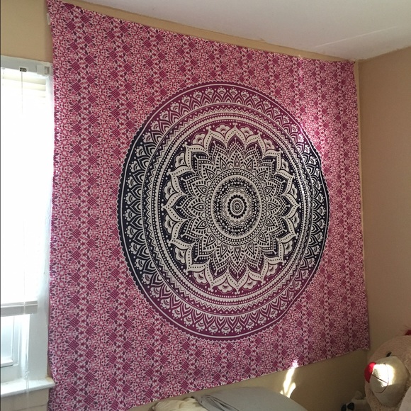 Pink and purple tapestry!