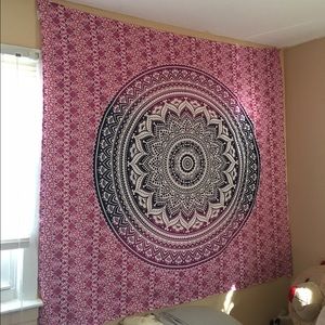 Pink and purple tapestry!