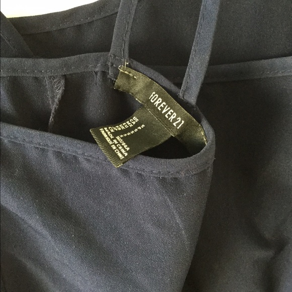 Forever21 navy blue dress - Picture 3 of 3