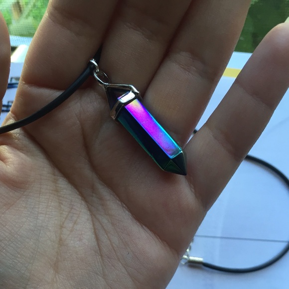 ✨ON SALE✨Titanium Crystal Necklace🌙 - Picture 2 of 4