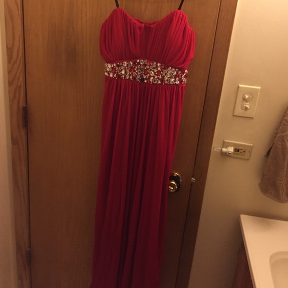 Prom dress strapless