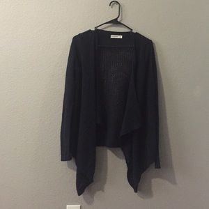 Abercrombie Kids Navy Blue Wrap Sweater