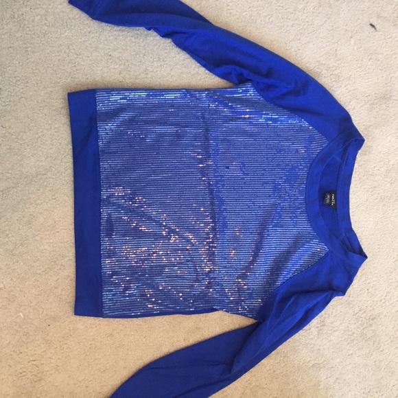 Blue Lightweight Sweatshirt