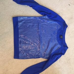 Blue Lightweight Sweatshirt