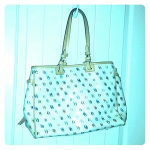 Used Dooney and Bourke rainbow logo purse & wallet