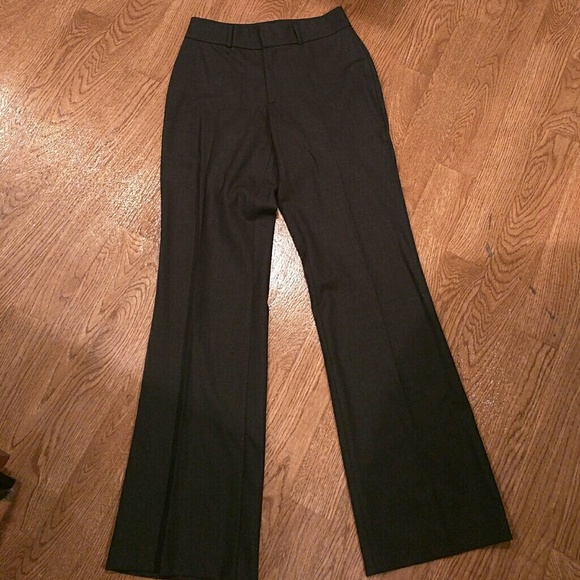 Banana Republic Charcoal Stretch Dress Slacks