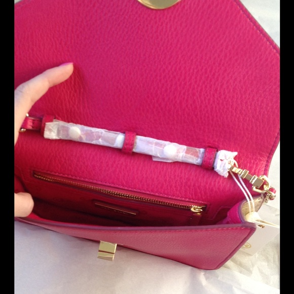 Tory Burch Envelope Pink Gold Evening Bag - Picture 4 of 4