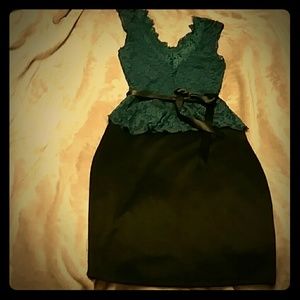 NWOT Peplum Dress