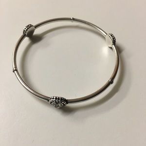 Silver Brighton bangle