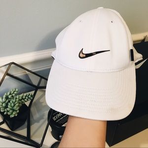 White Nike hat